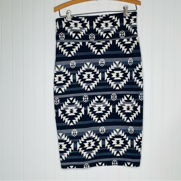 Miss & Missy Tribal Print Pencil Skirt - Picture 5 of 6